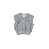 Sleeveless Draped Bow Top