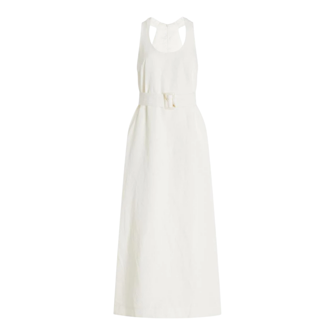 Scoop Neck Tank Midi Dress