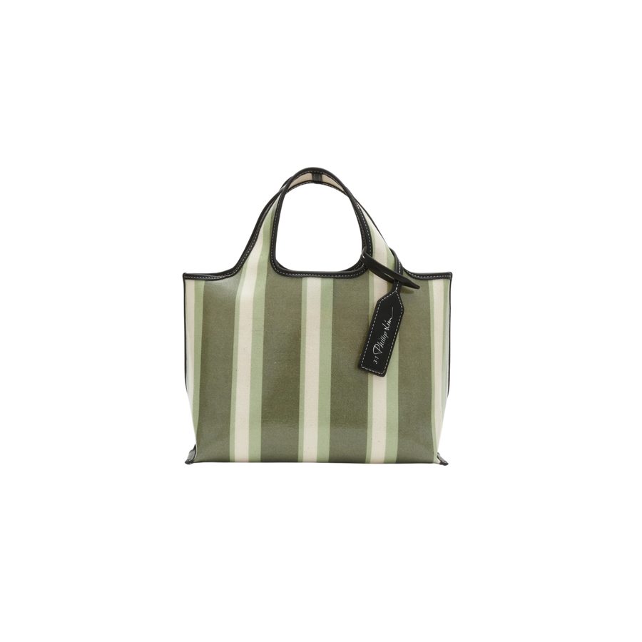 Dual Stripe Mini Market Tote