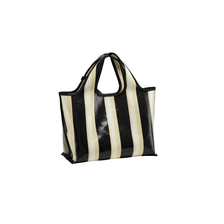Dual Stripe Mini Market Tote
