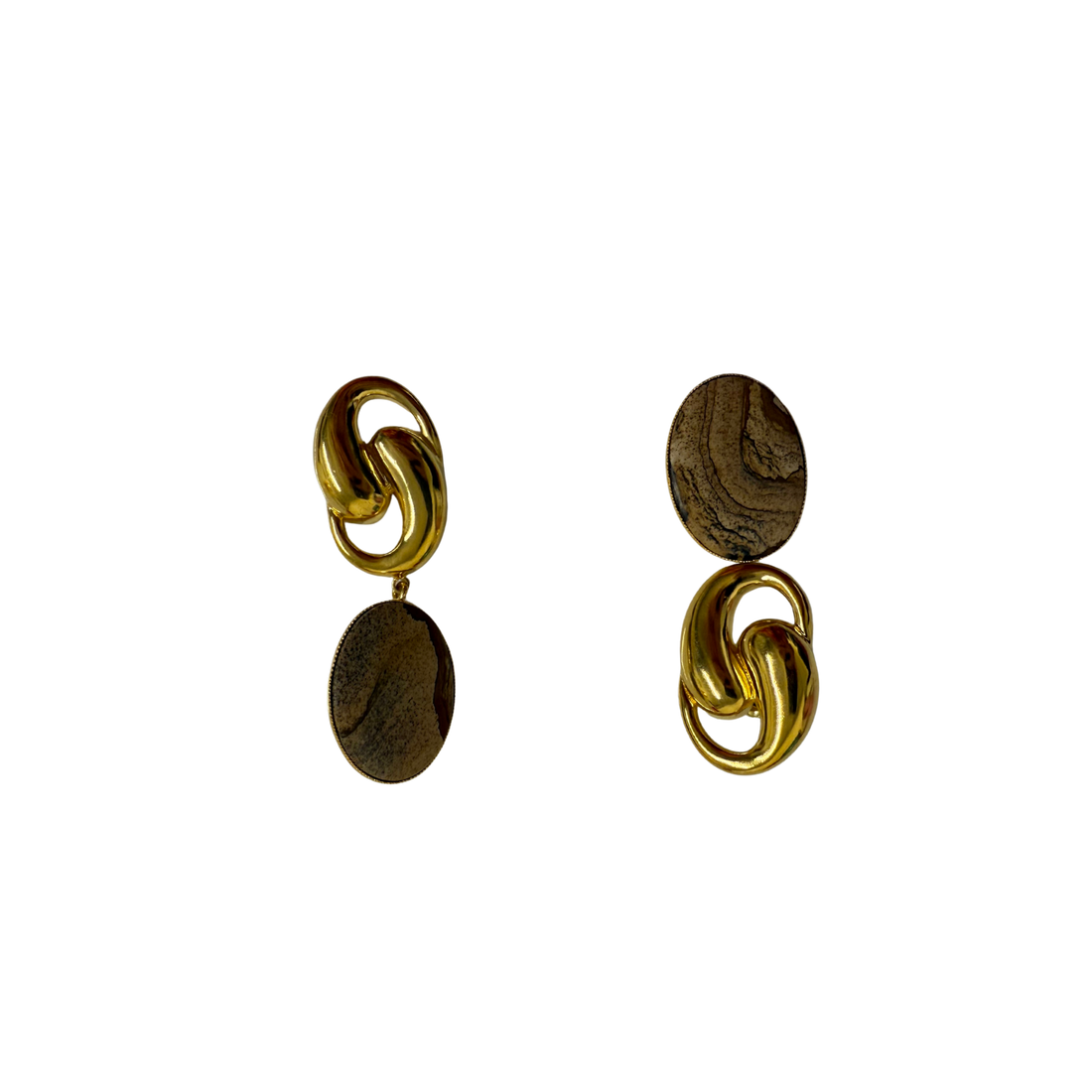Sonia Knot Oval Earrings