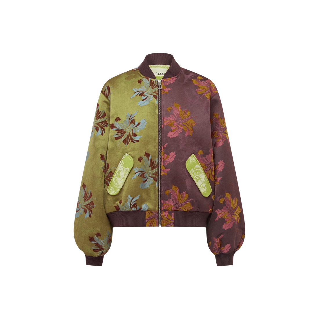 Adriana Jacquard Bomber Jacket