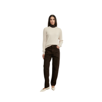 Cashmere Cotton Cableknit Crew