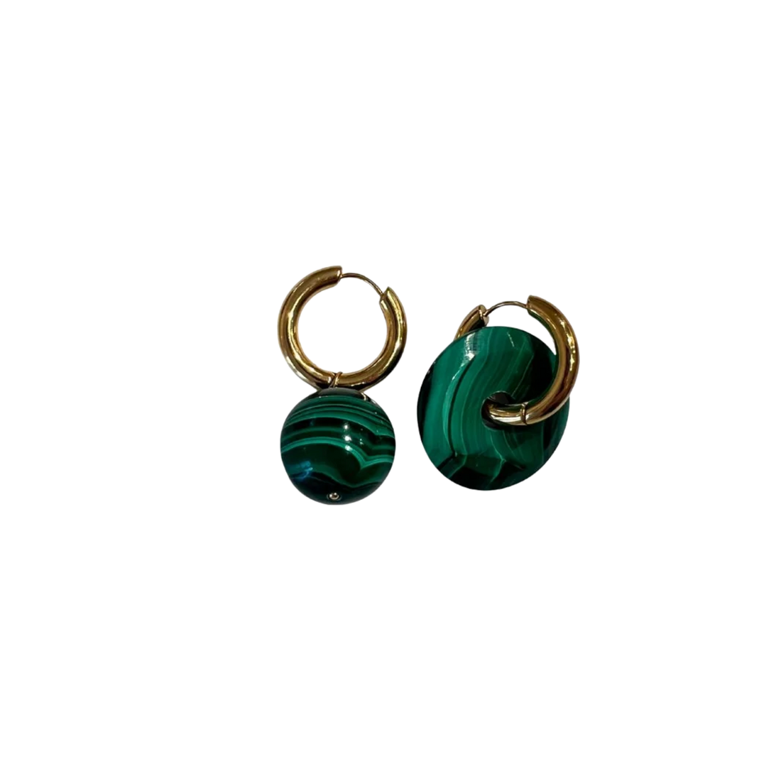 Malachite Earrings