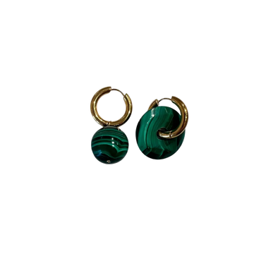 Malachite Earrings