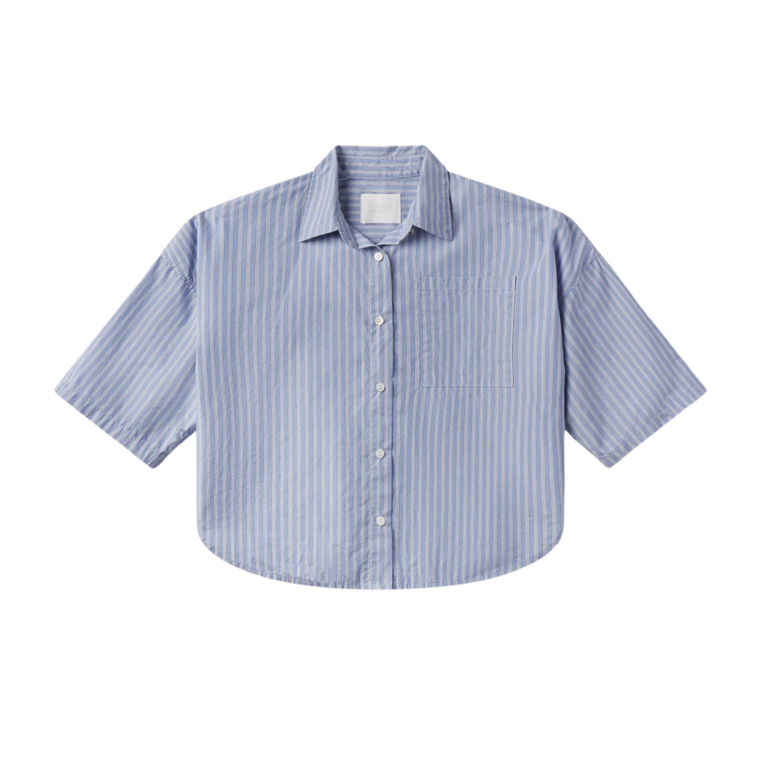Frances Cropped Button Up