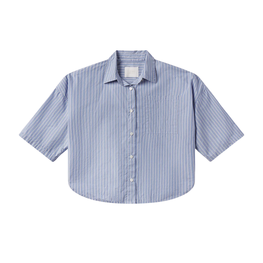 Frances Cropped Button Up