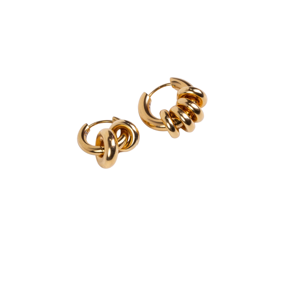 Mini Double Hoop Earrings