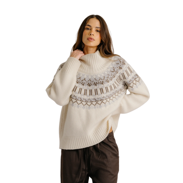 Scottie Fair Isle Mockneck