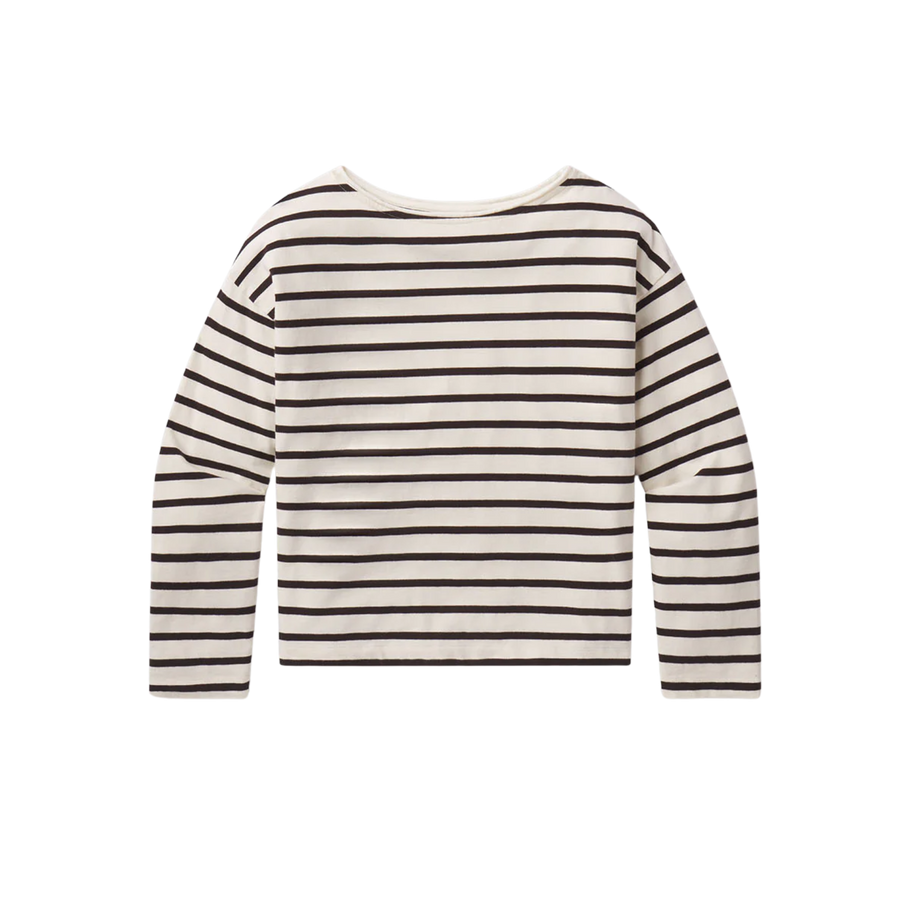 Boat Neck Long Sleeve Shirt