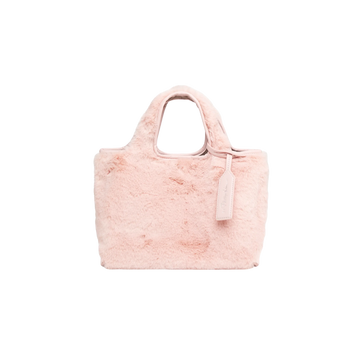 Faux Fur Mini Market Tote
