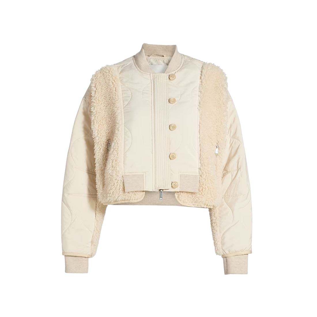 Cropped Sherpa Jacket