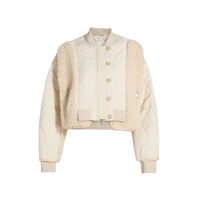 Cropped Sherpa Jacket
