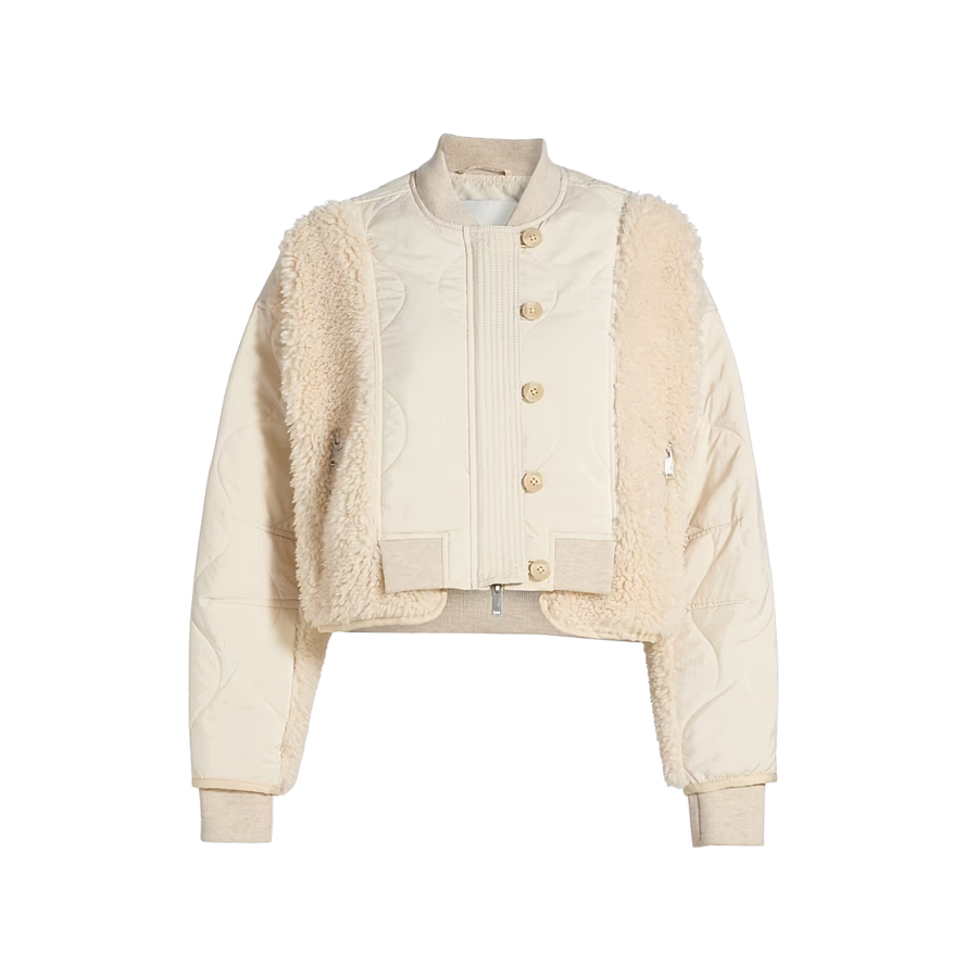 Cropped Sherpa Jacket