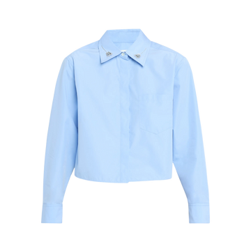 Embellished Collar Button Down