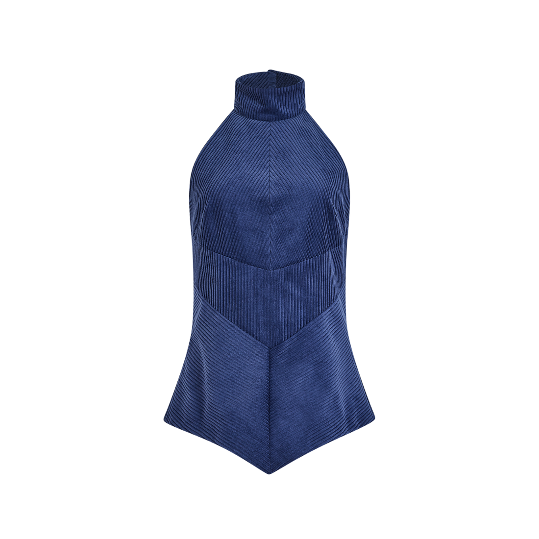 Directional Halter Corduroy Top