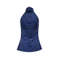Directional Halter Corduroy Top