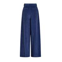 Wide Leg Pleat Corduroy Pant