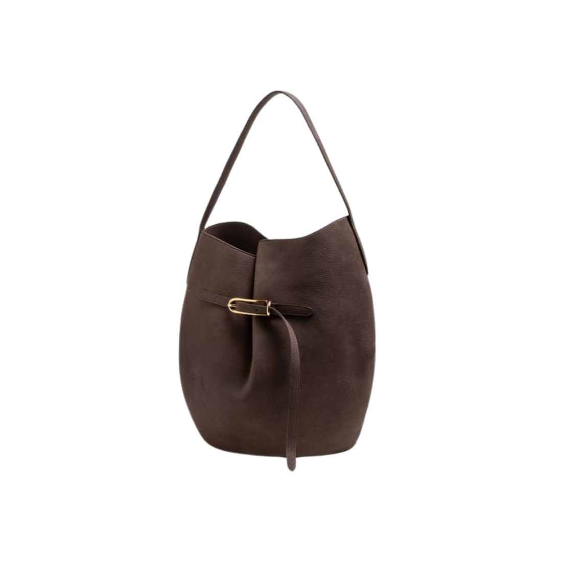Large Belted Bucket Bag