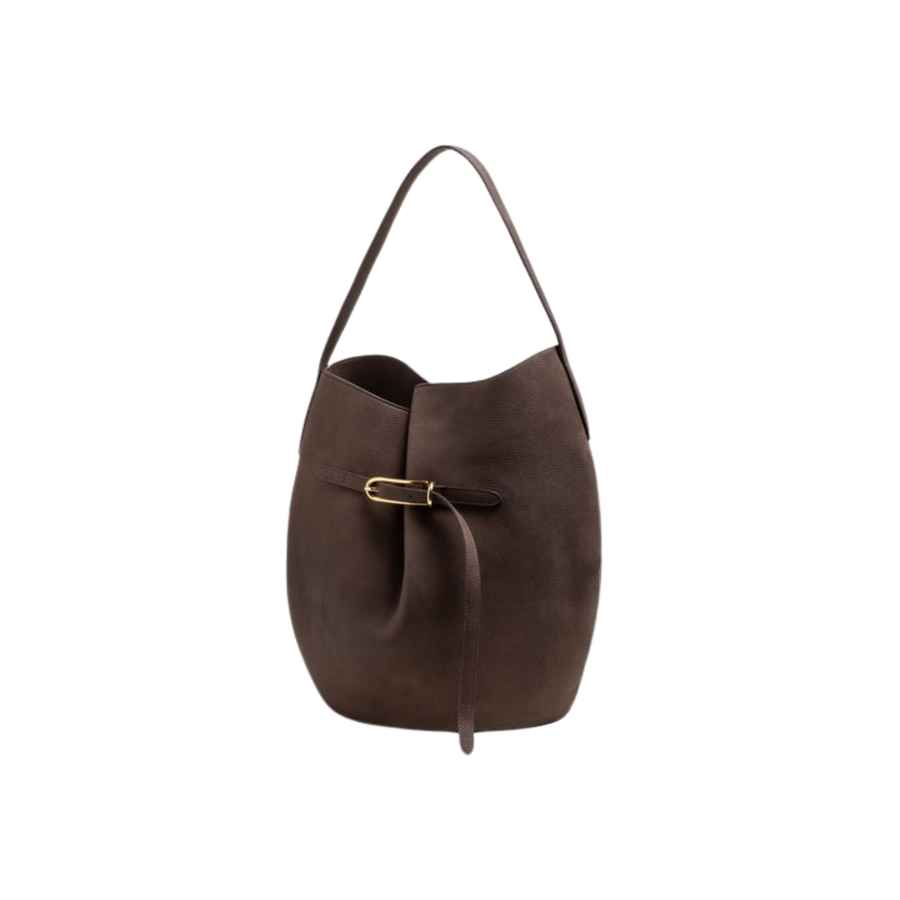 Large Belted Bucket Bag