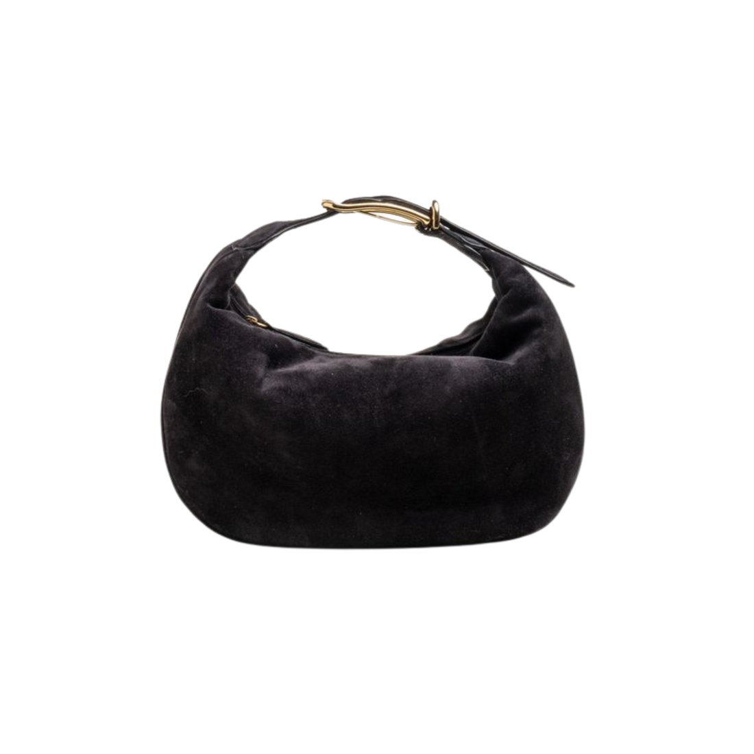 Suede Moon Pouch