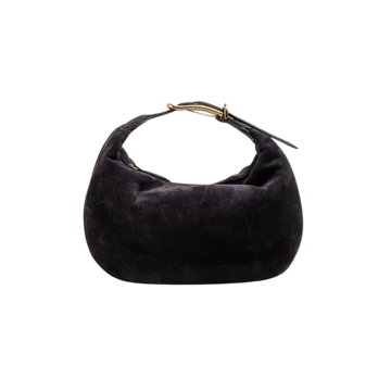 Suede Moon Pouch