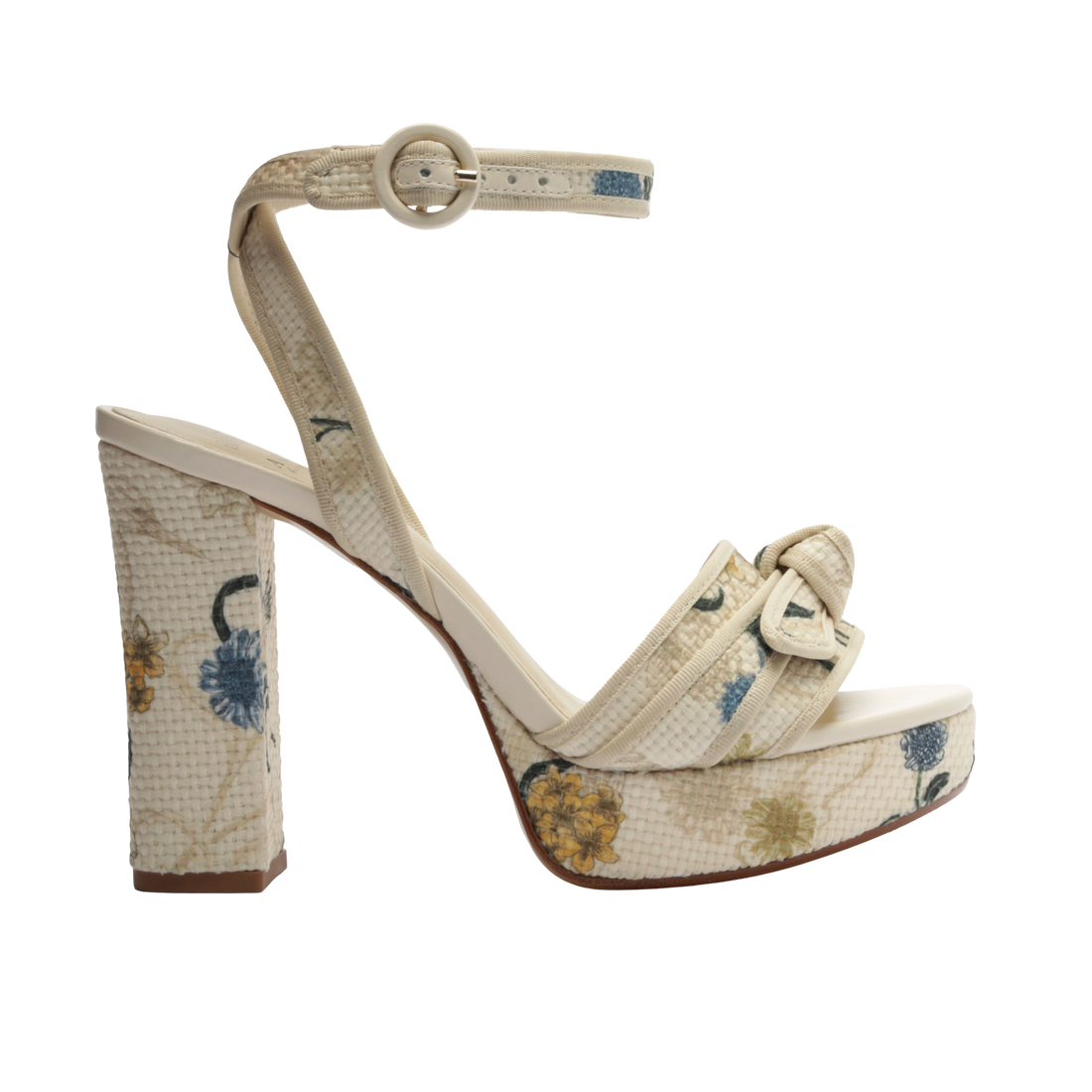 Grossgrain Raffia Platform 120