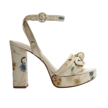 Grossgrain Raffia Platform 120