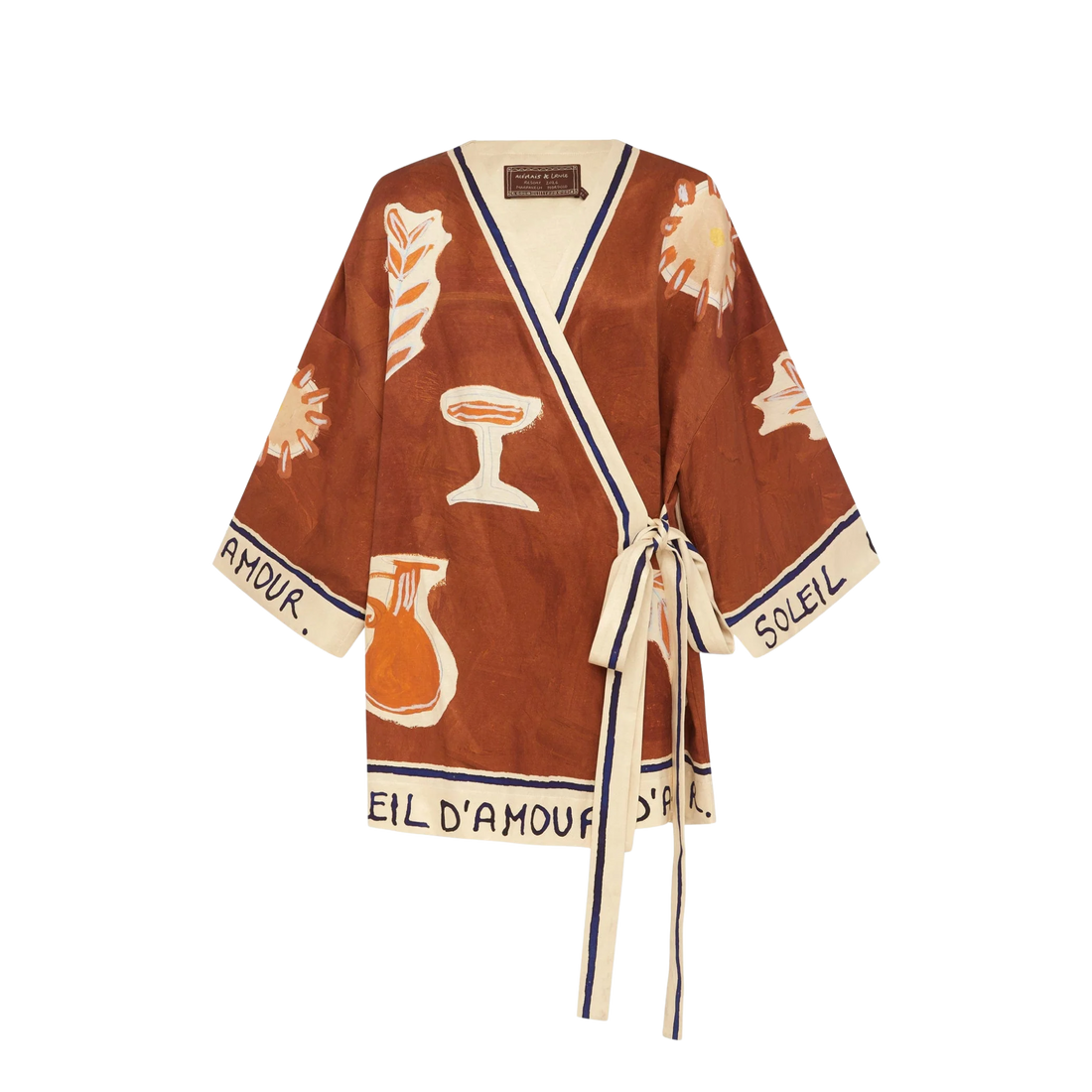 Soleil D'amour Wrap Mini Dress