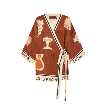 Soleil D'amour Wrap Mini Dress