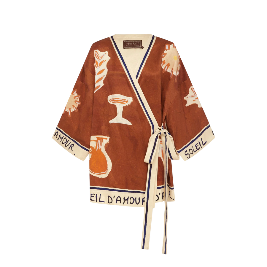 Soleil D'amour Wrap Mini Dress