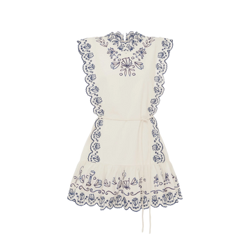 Leela Embroidered Mini Dress