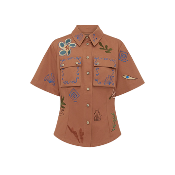 Dusty Embroidered Shirt