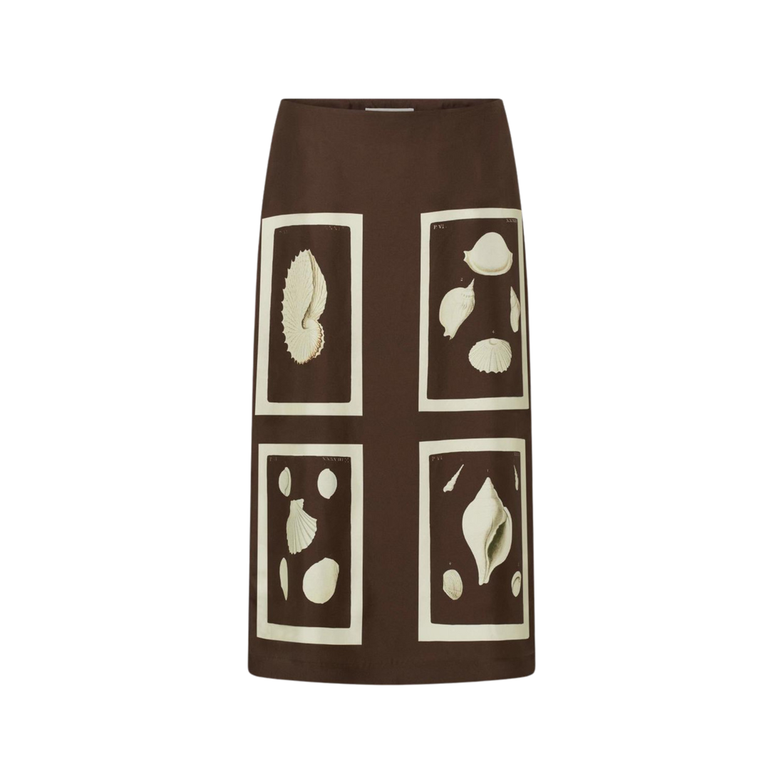 Graphic Shell Slip Skirt