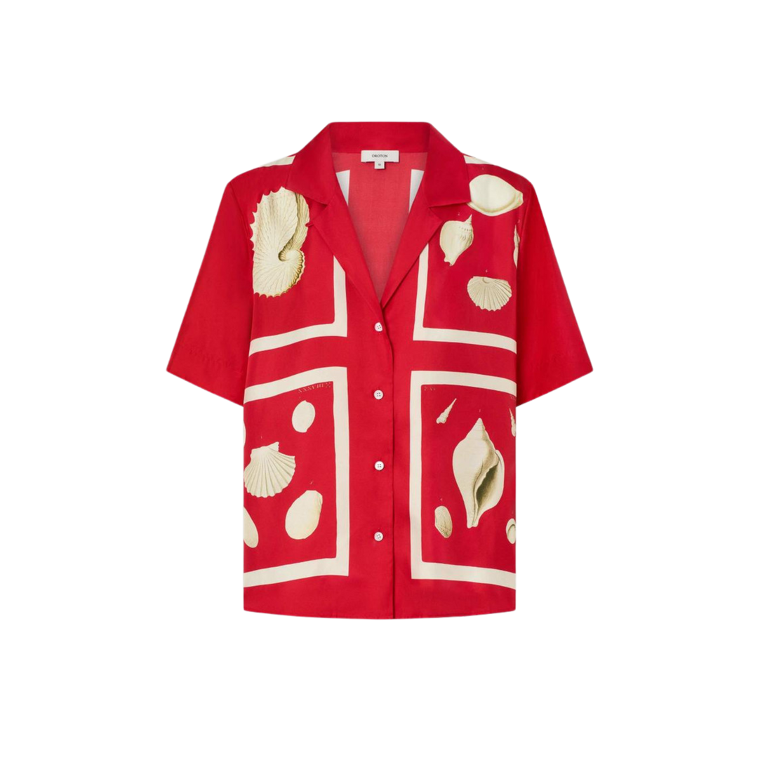 Graphic Shell Camp Shirt