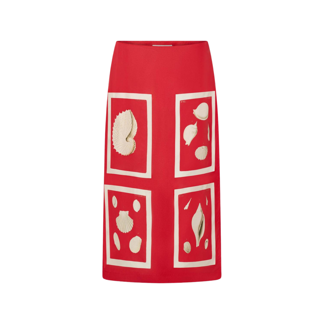 Graphic Shell Slip Skirt