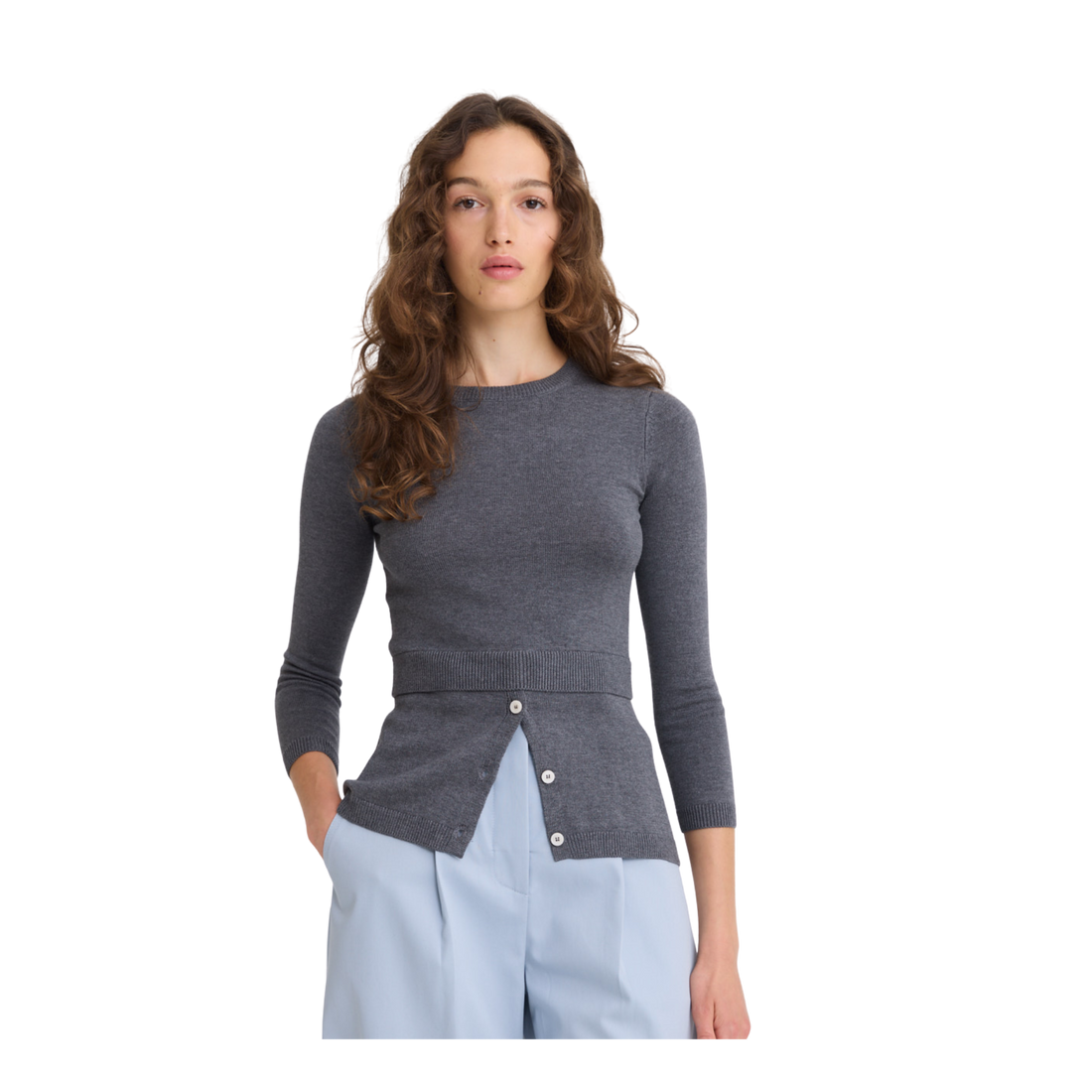 Layered Long Sleeve Sweater