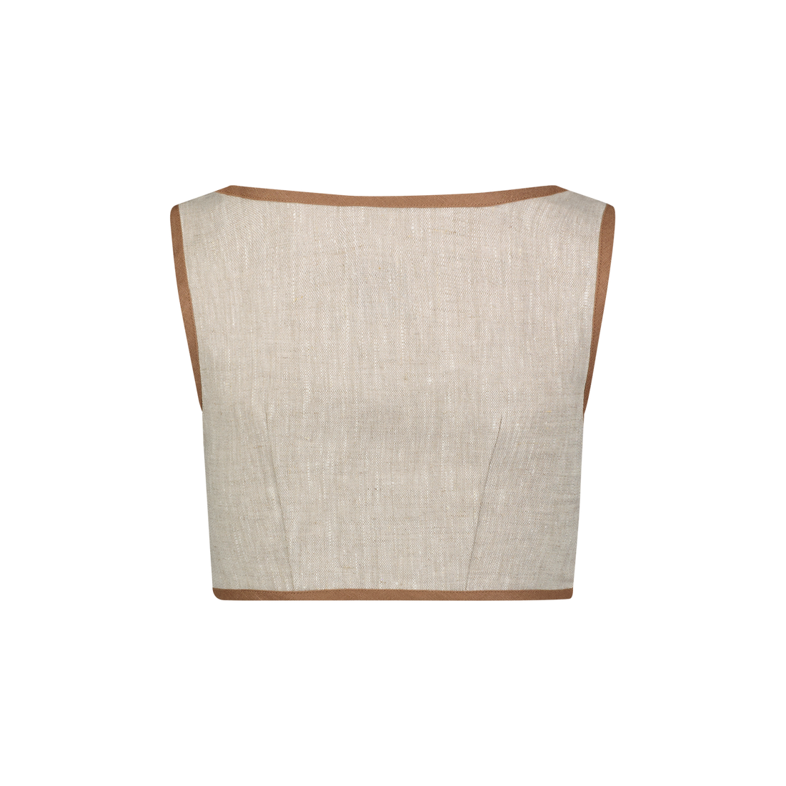 Bound Cutout Crop Top