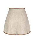 Bound Pleated Short