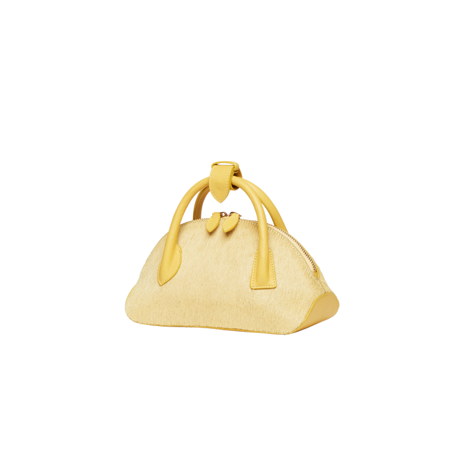 Dome Calf Hair Clutch