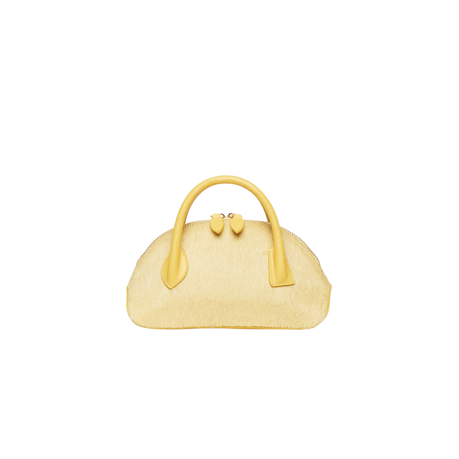 Dome Calf Hair Clutch