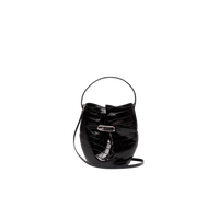 Belted Mini Bucket Croc Bag