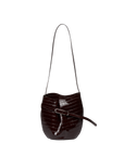 Belted Bucket Croc Bag