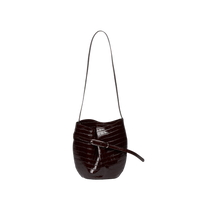 Belted Bucket Croc Bag