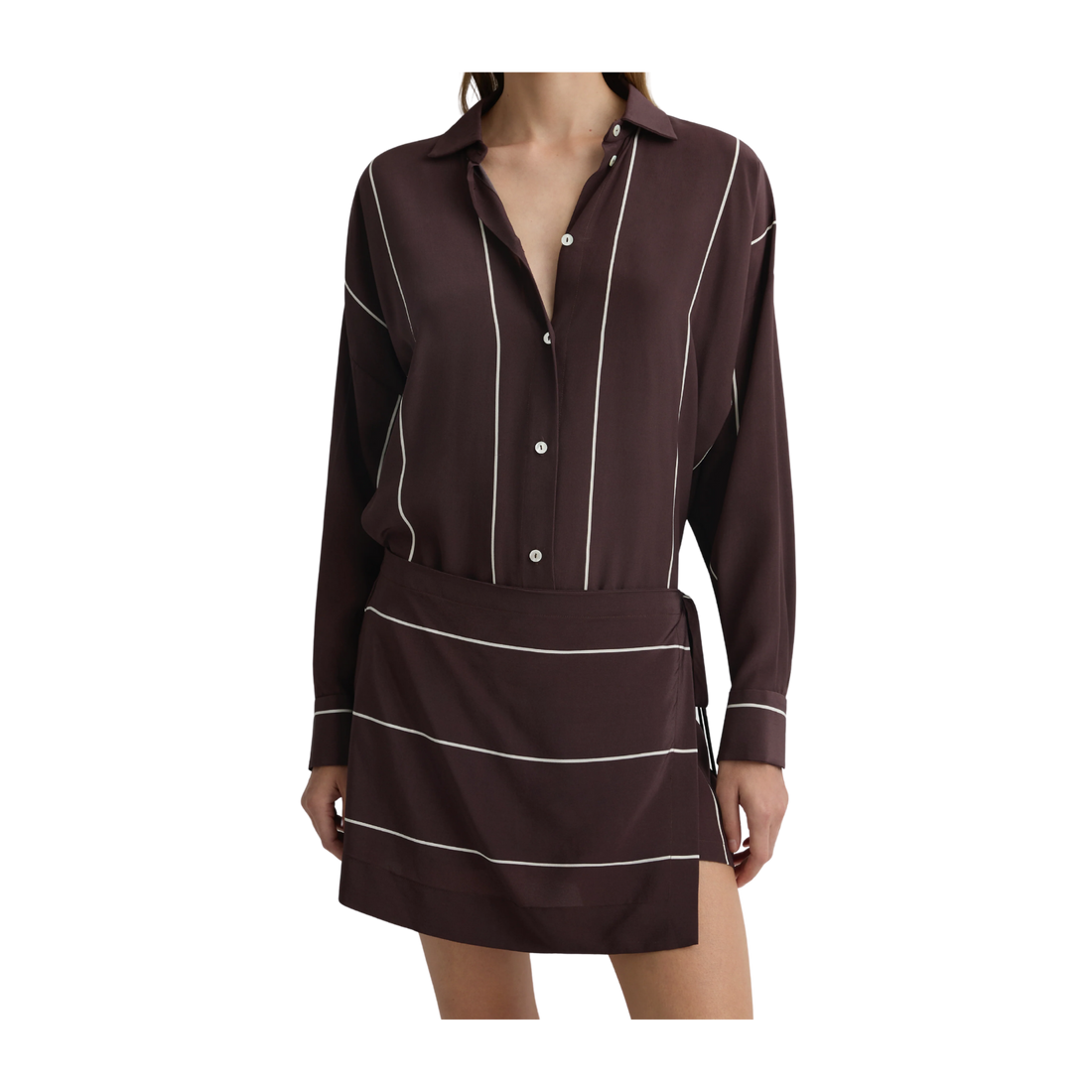 Orta Wrap Mini Dress