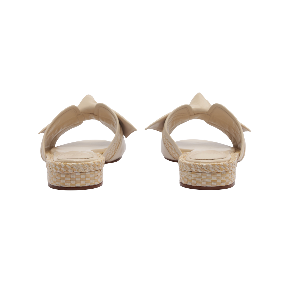 Maxi Clarita Radded Raffia Flat