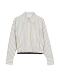 Cropped Bungee Waist Shirt
