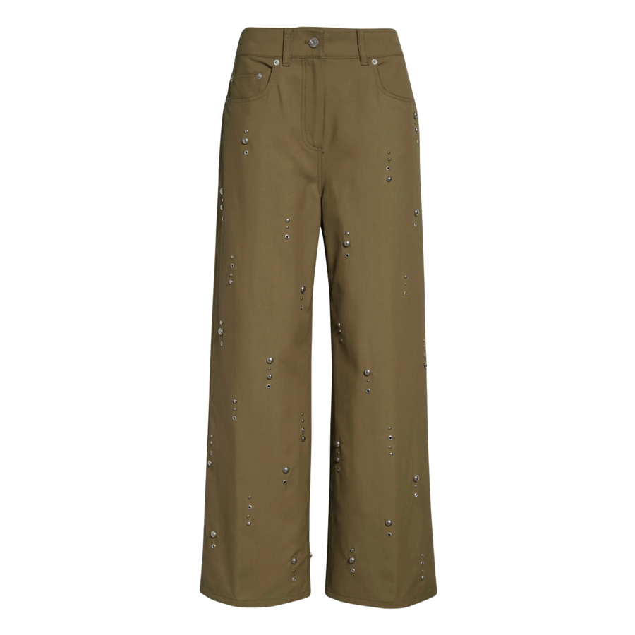 Wide Leg Embellished Pant