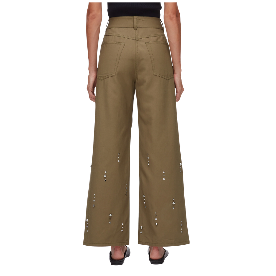 Wide Leg Embellished Pant