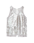 Sequin Flounce Tank